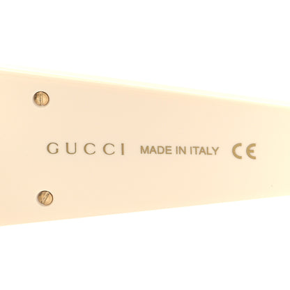 Gucci Acetate Shield Sunglasses GG0358S White 5 of 8