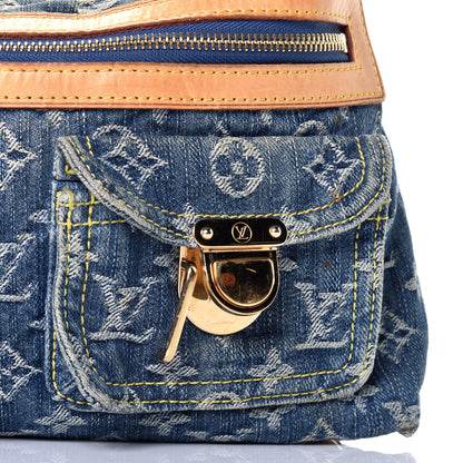 Louis Vuitton Monogram Denim Baggy PM Blue 10 of 10