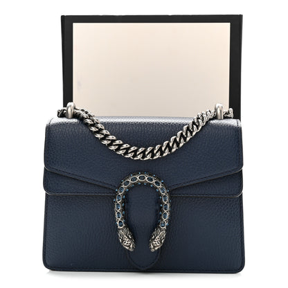 Gucci Dollar Calfskin Crystal Mini Dionysus Shoulder Bag Blue Agata Montana Sapphire 11 of 11