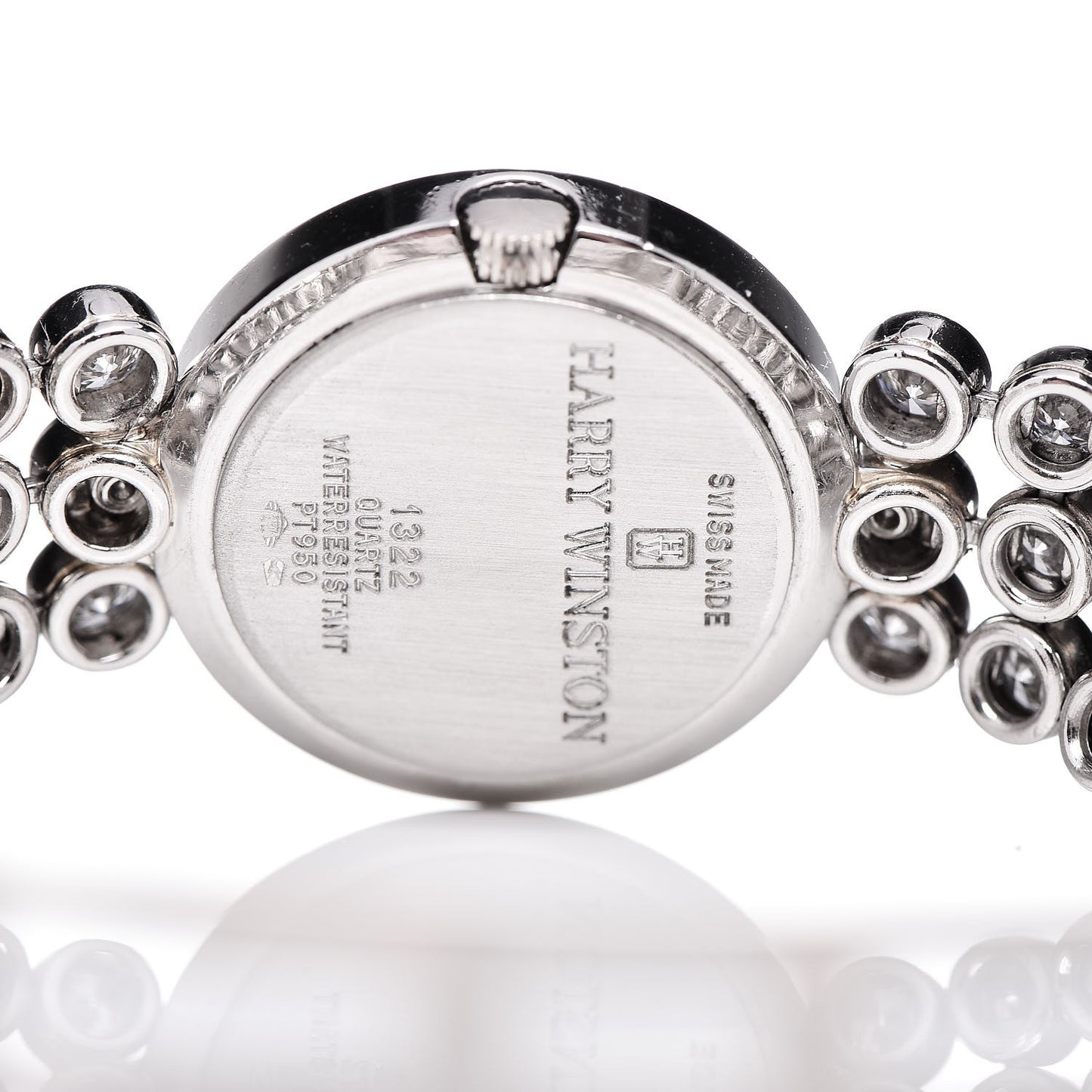 Platinum Diamond Pave 23mm Premier Quartz Watch