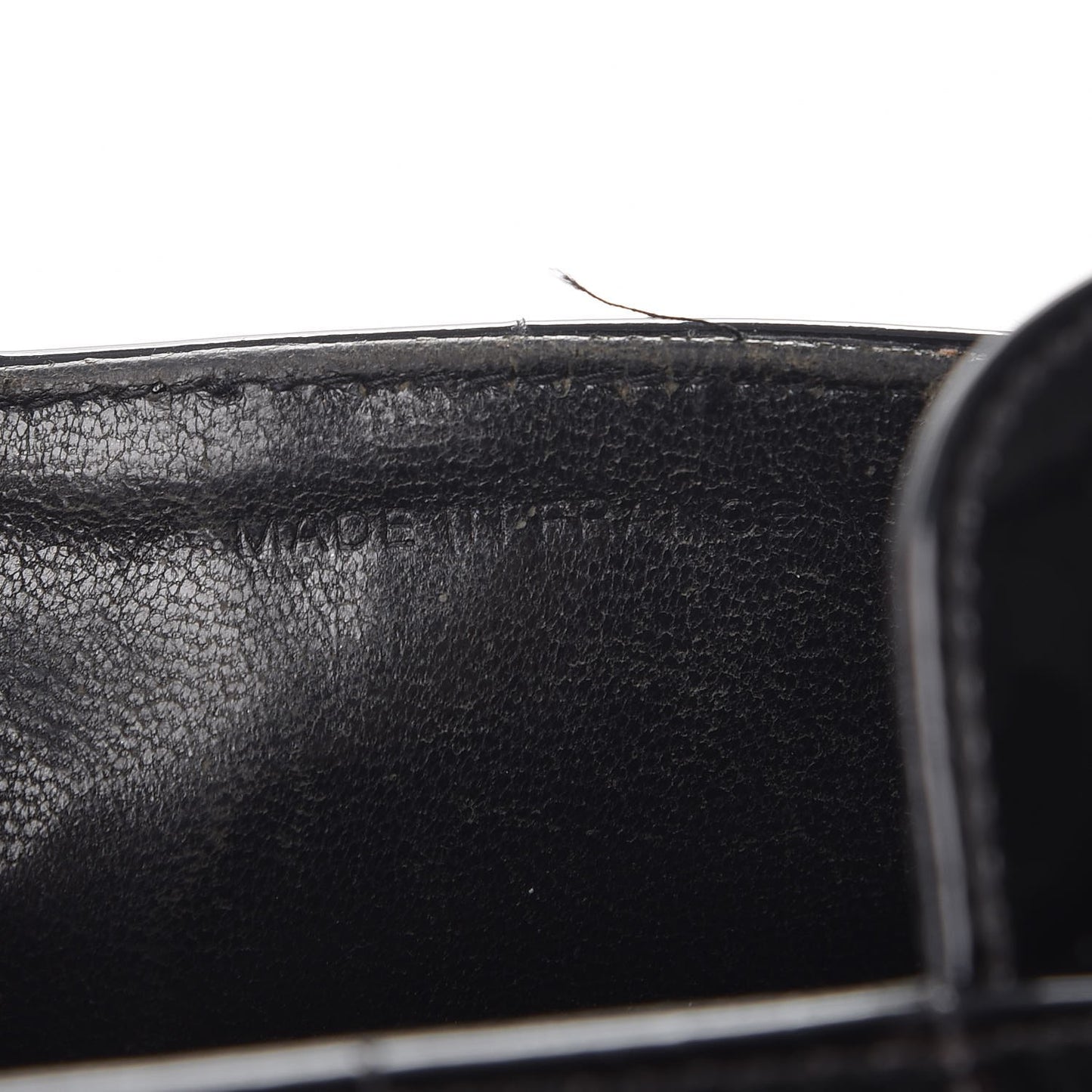Patent East West Chocolate Bar Flap Black