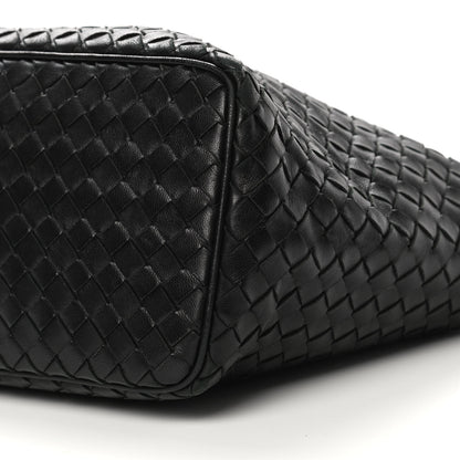 Bottega Veneta Nappa Intrecciato Small Shoulder Bag Black 10 of 12