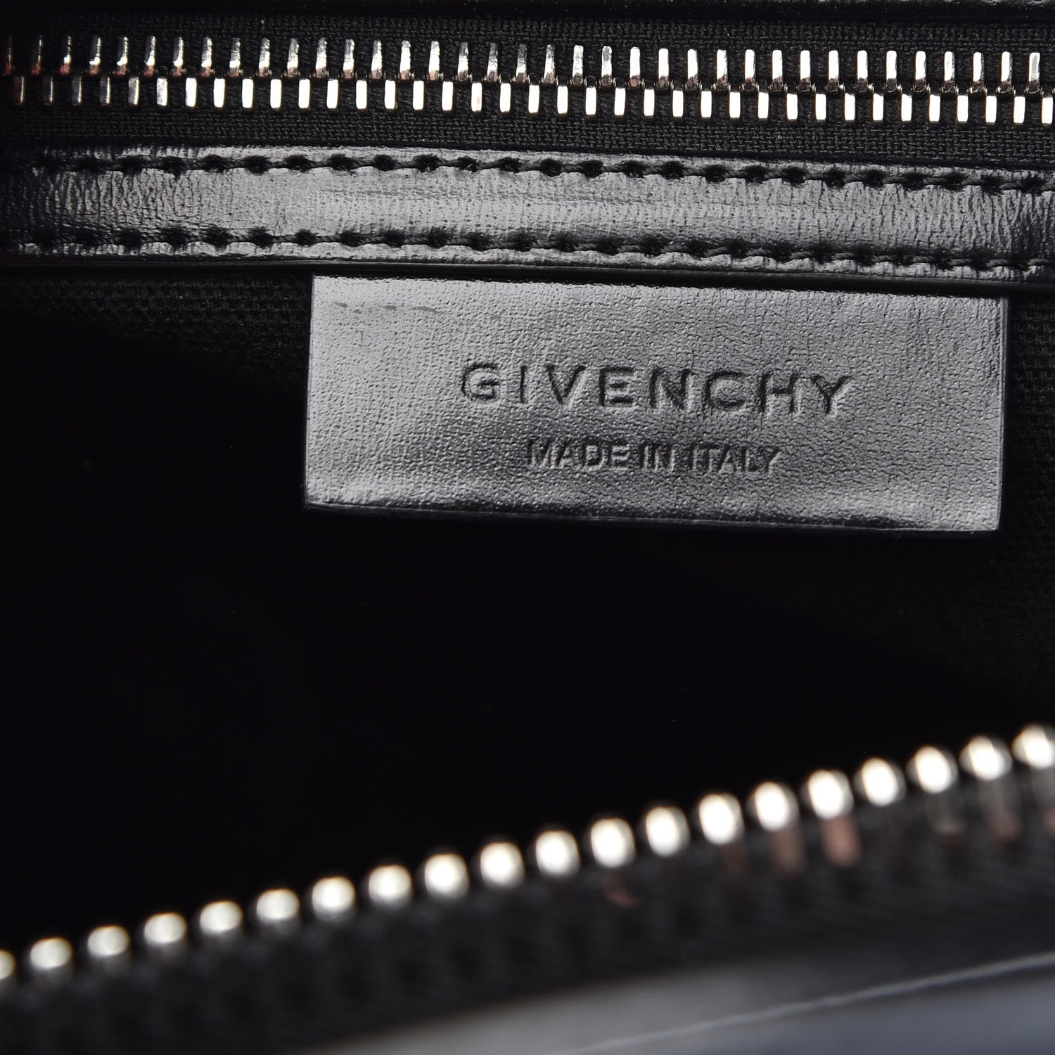 Givenchy Shiny Lord Calfskin Medium Antigona Black 7 of 10