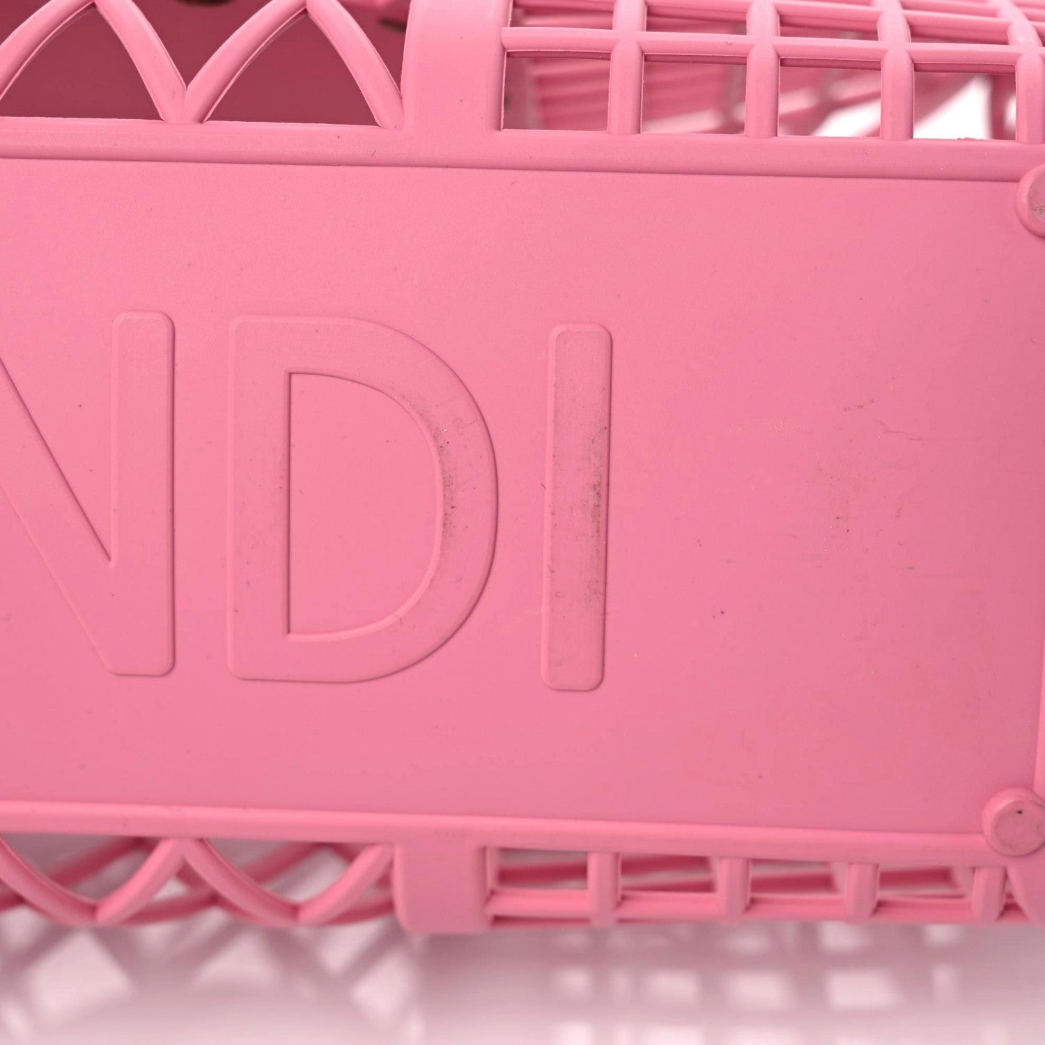 Fendi Recycled Plastic Vitello Liberty Matte Small Fendi Basket Rosa 15 of 16