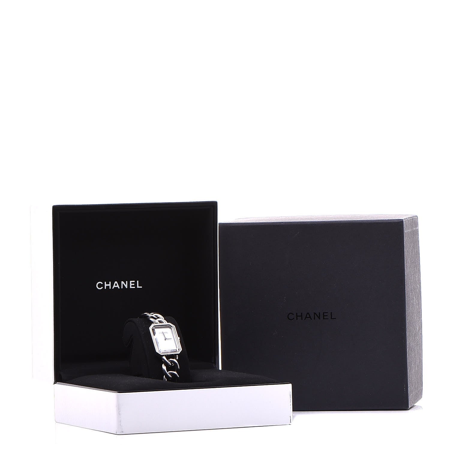 Chanel Stainless Steel Mother of Pearl 20mm Chain Premiere Quartz Watch 7 of 8