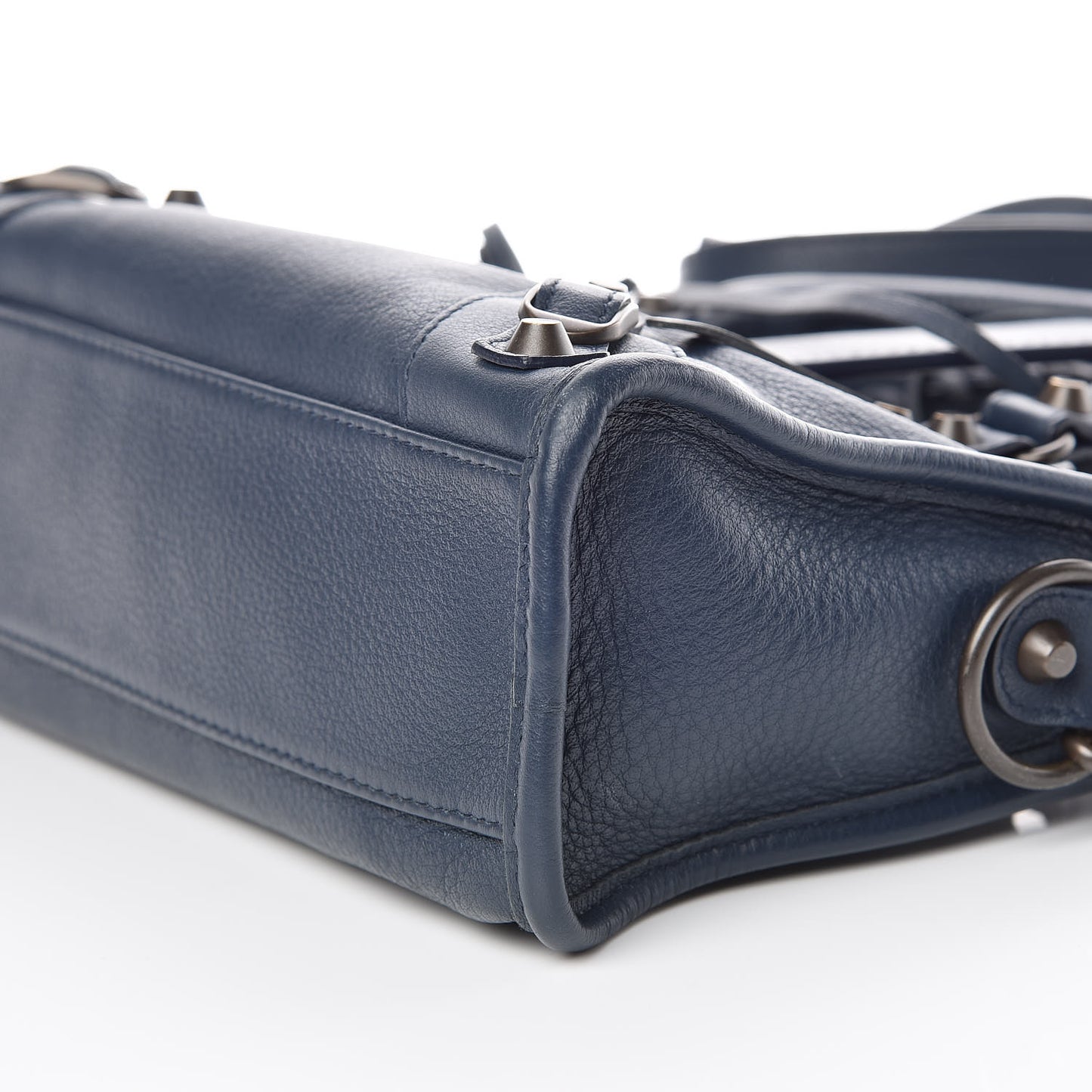 Calfskin Classic Hardware Mini City Bleu Nuit Dark Sea