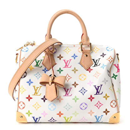 Louis Vuitton LV X TM Monogram Multicolor Speedy Bandouliere 25 White 1 of 10