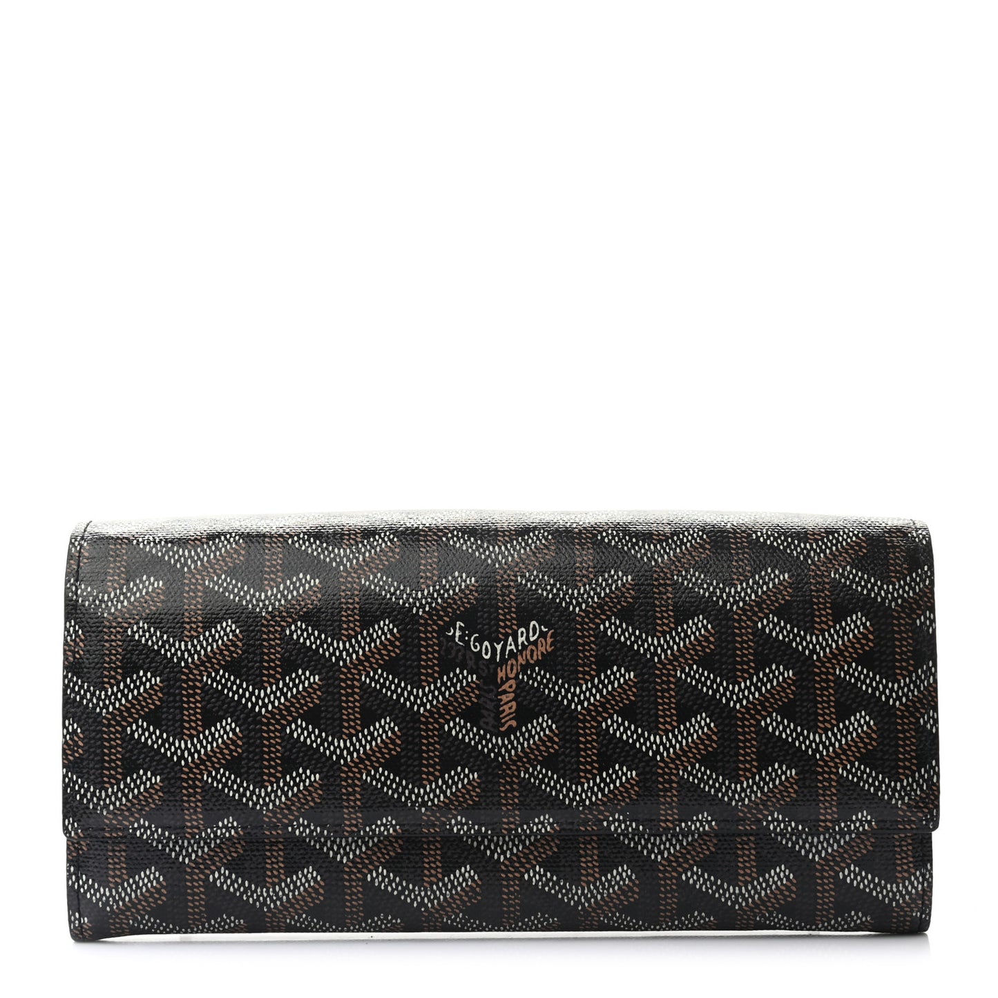 Goyardine Varenne Long Wallet Black