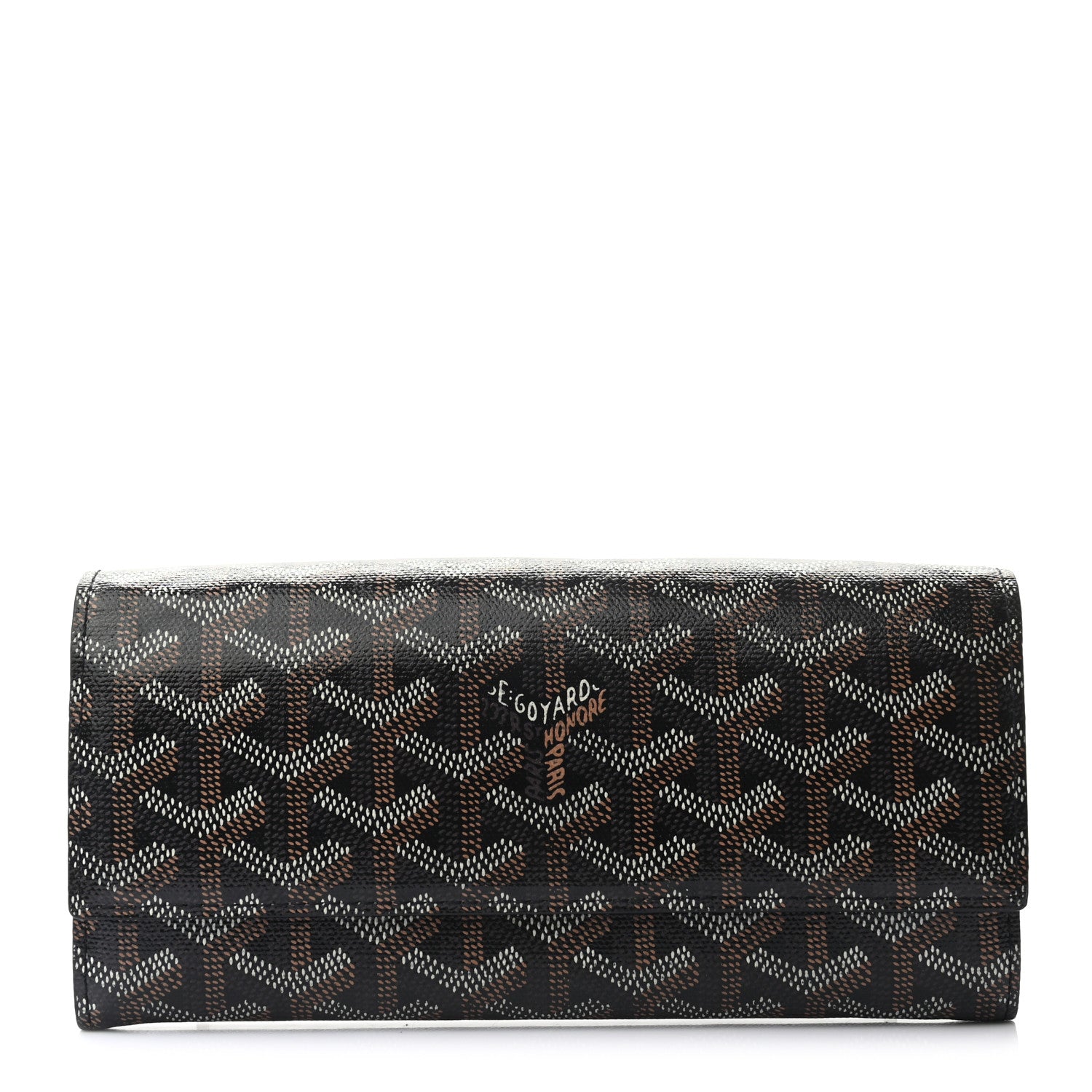 Goyard Goyardine Varenne Long Wallet Black 1 of 7