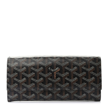 Goyard Goyardine Varenne Long Wallet Black 1 of 7