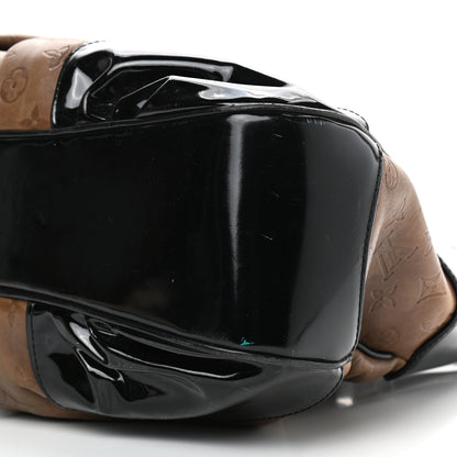 Louis Vuitton Monogram Embossed Polly Hobo Taupe 6 of 8