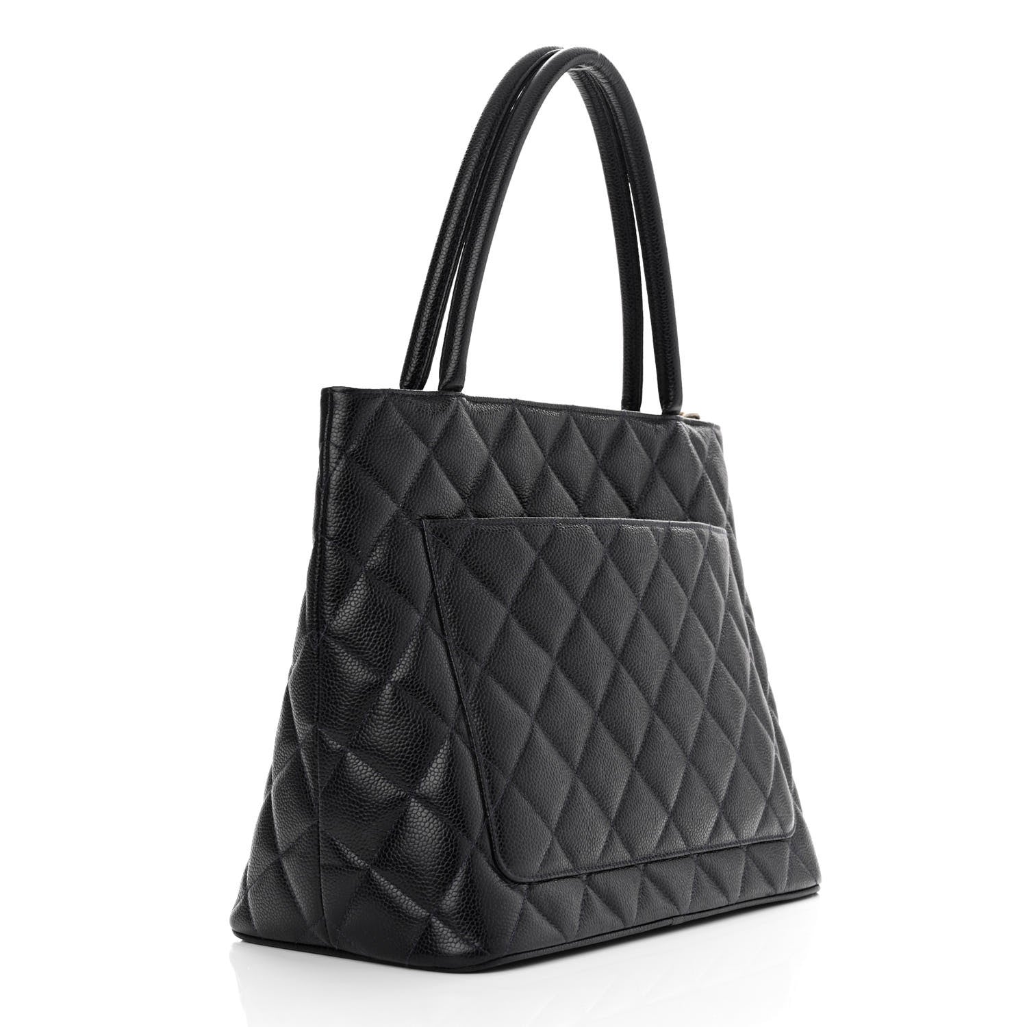 Chanel Caviar Quilted Medallion Tote Navy 3 of 12
