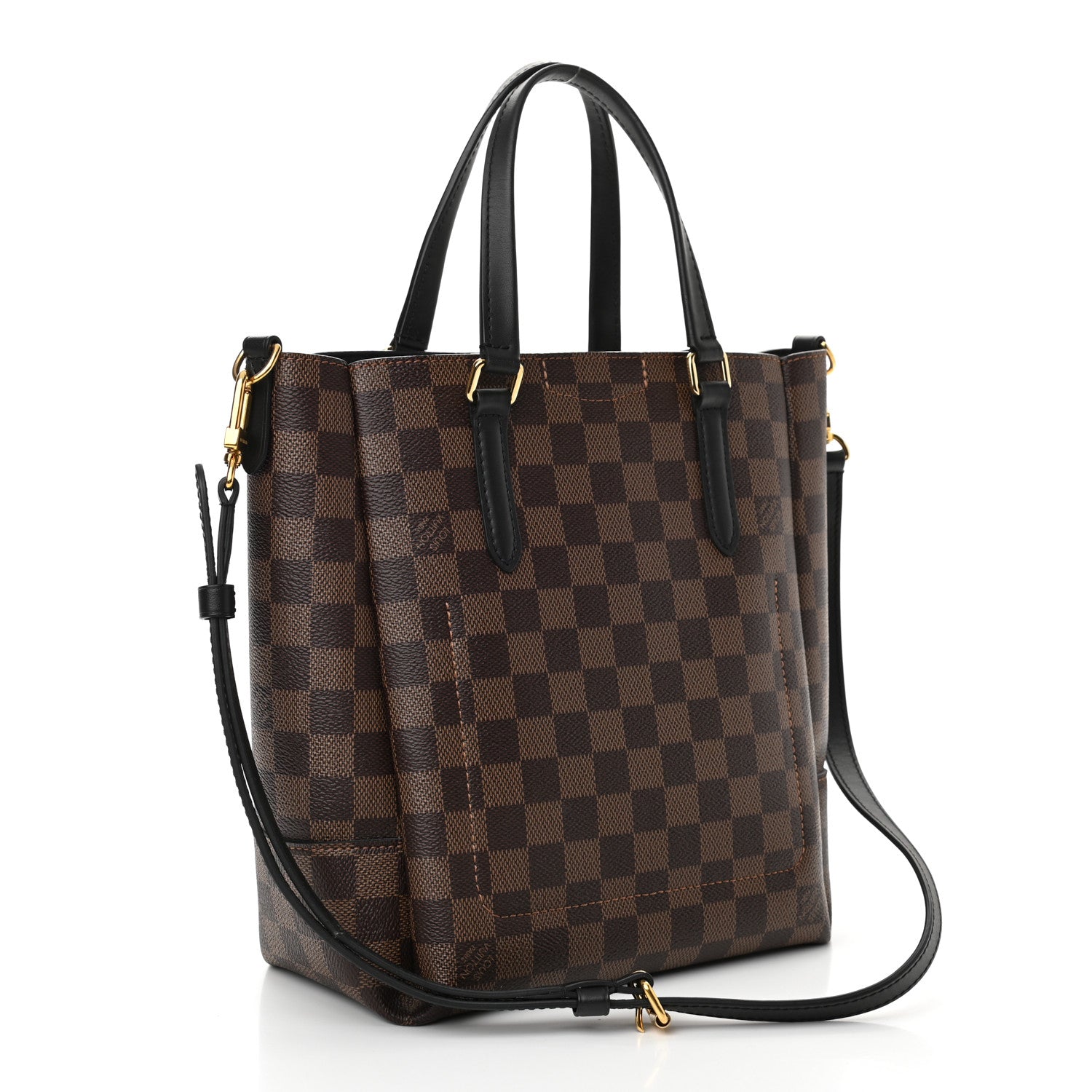 Louis Vuitton Damier Ebene Belmont PM Black 4 of 12