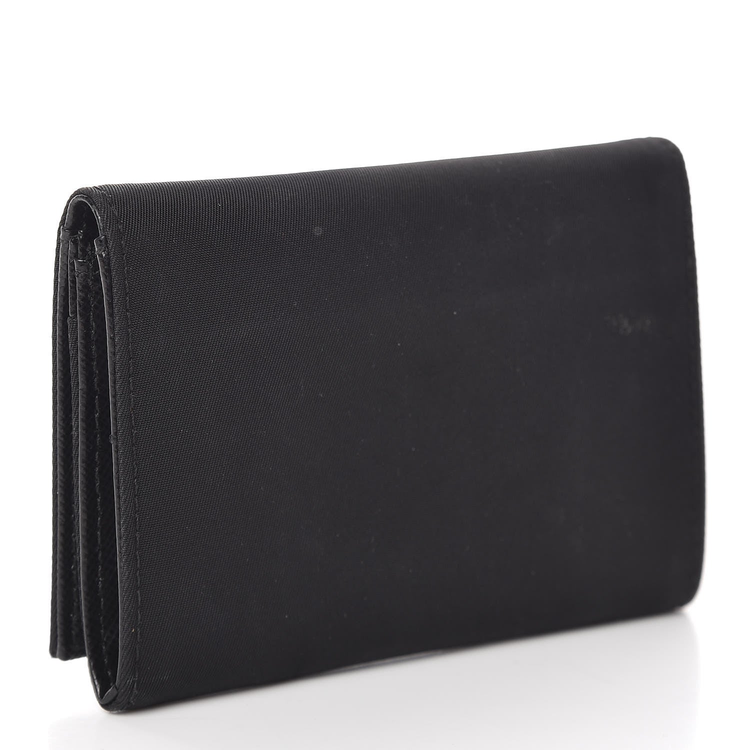 Prada Tessuto Nylon Card Holder Black 3 of 8