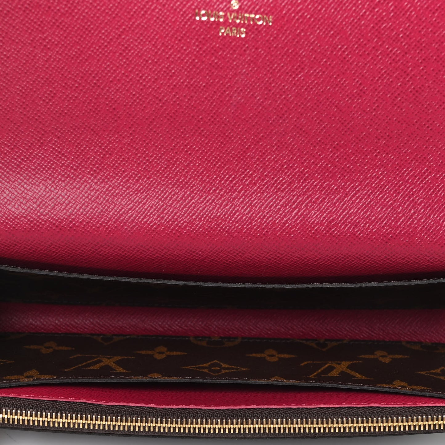 Monogram Emilie Wallet Fuchsia