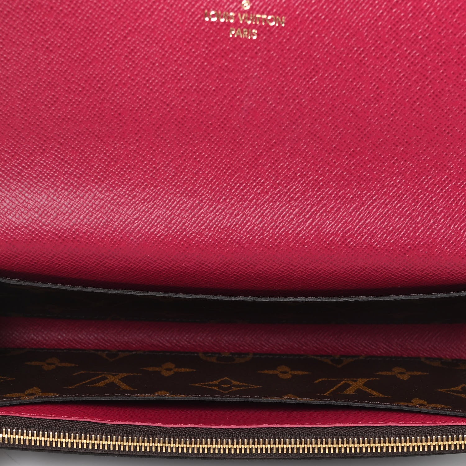 Louis Vuitton Monogram Emilie Wallet Fuchsia 4 of 4