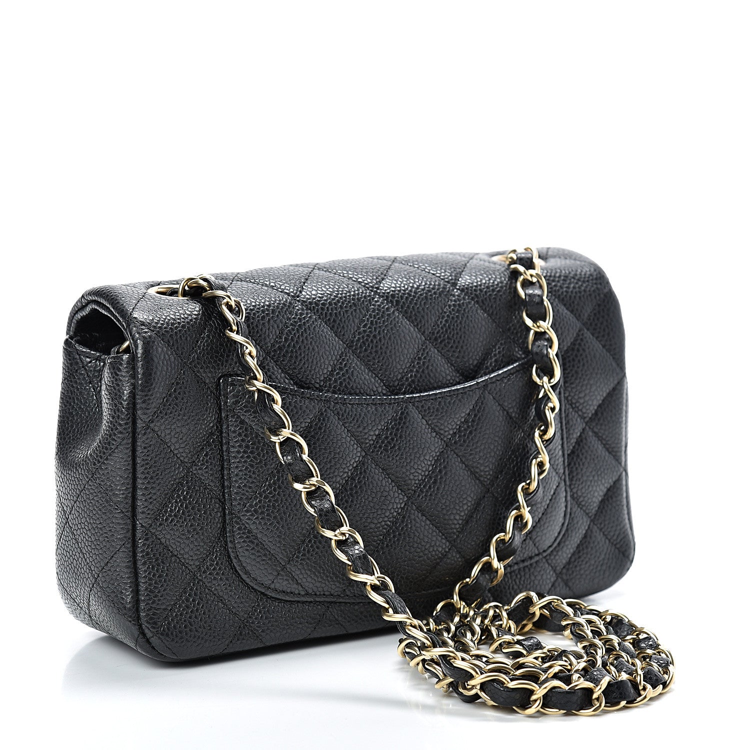 Chanel Caviar Quilted Mini Rectangular Flap Black 2 of 10