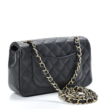 Chanel Caviar Quilted Mini Rectangular Flap Black 2 of 10