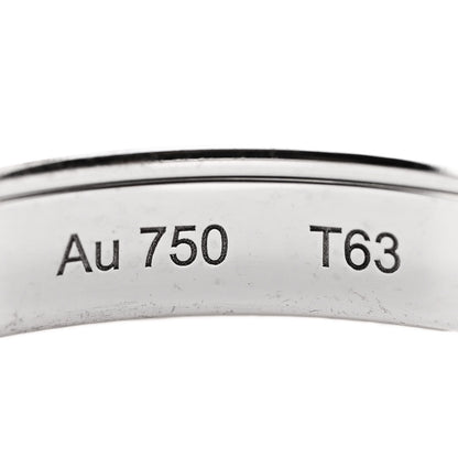 Boucheron 18K White Gold PVD Quatre Black Edition Wedding Band Ring 63 10.25 6 of 9