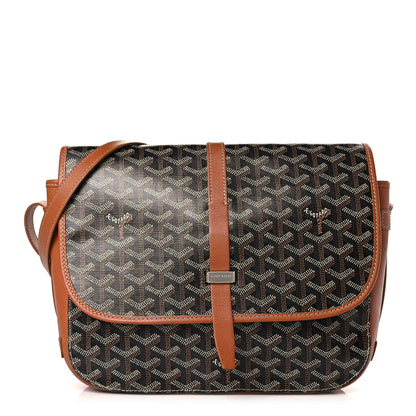 Goyard Goyardine Belvedere II MM Messenger Bag Black Gold 1 of 12