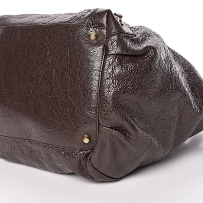 Balenciaga Agneau Giant 12 Gold Hardware S Sunday Tote Charbon 13 of 14