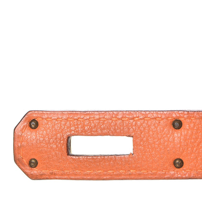 Hermes Togo Vibrato Birkin 35 Orange 33 of 37