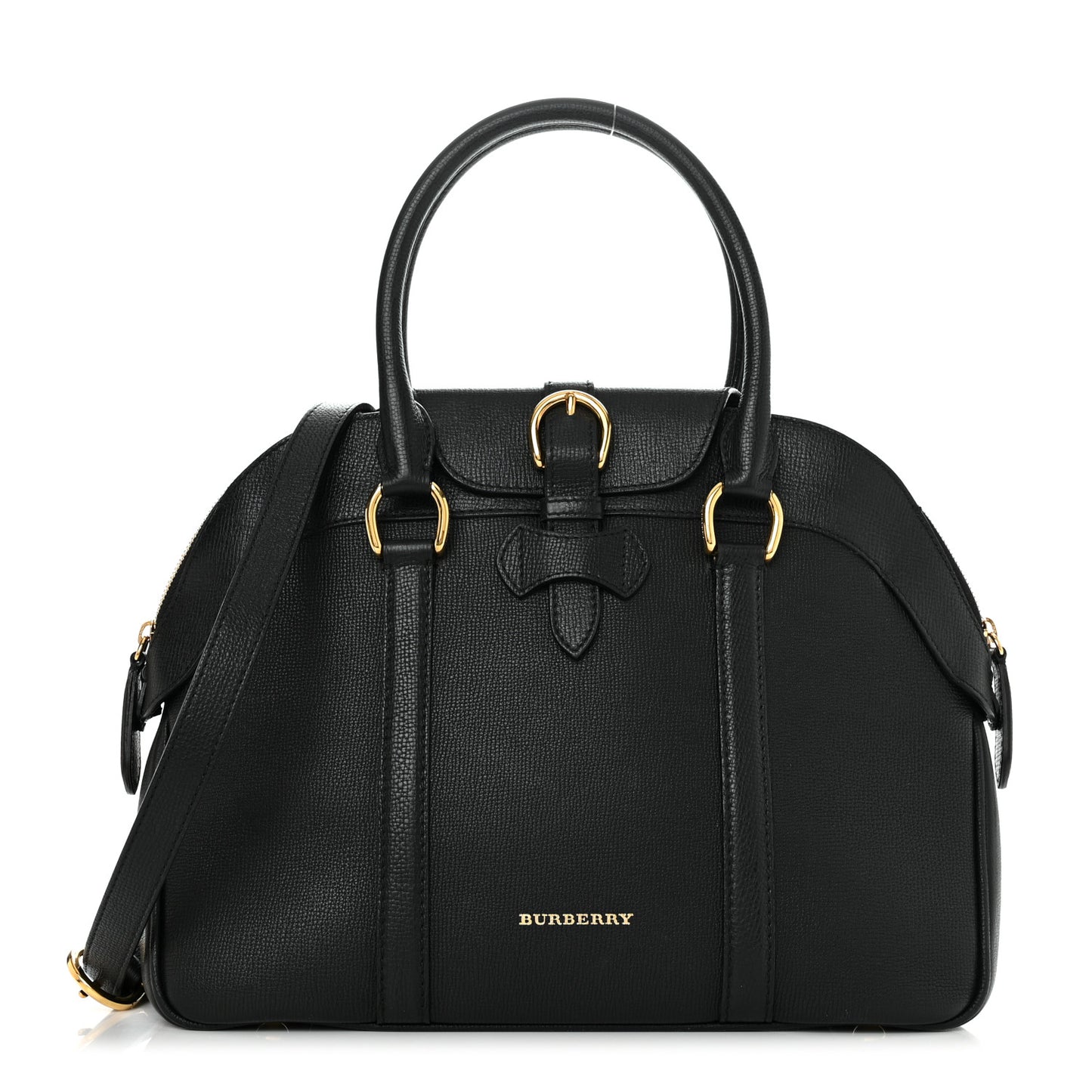 Derby Calfskin Medium Milverton Satchel Black