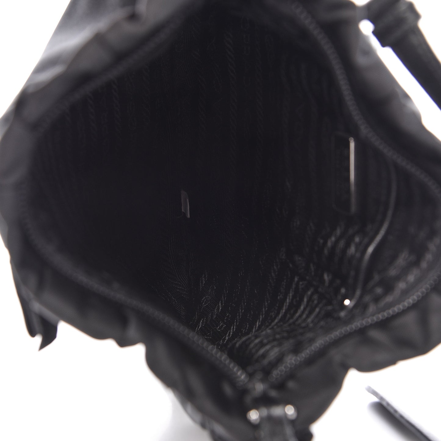 Tessuto Nylon Crossbody Bag Black