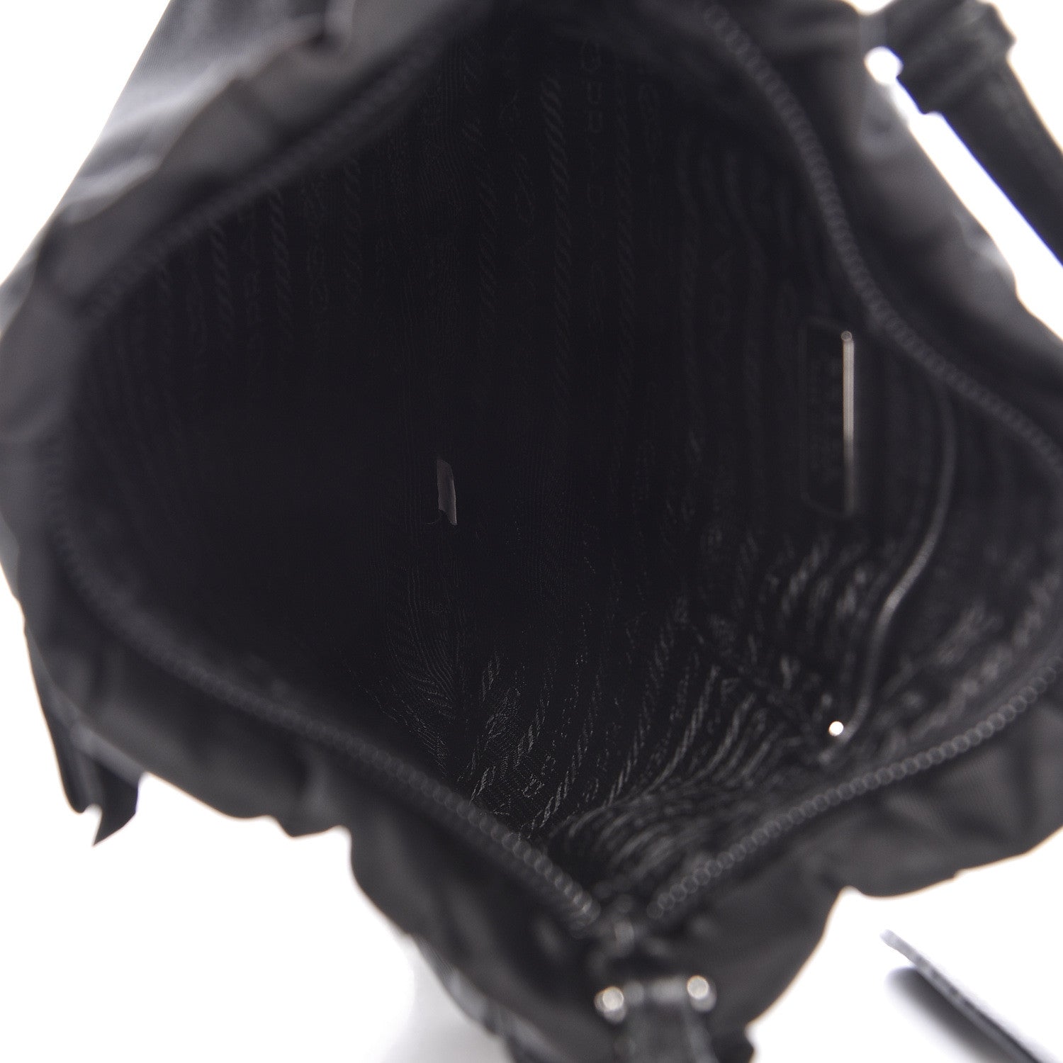 Prada Tessuto Nylon Crossbody Bag Black 5 of 12