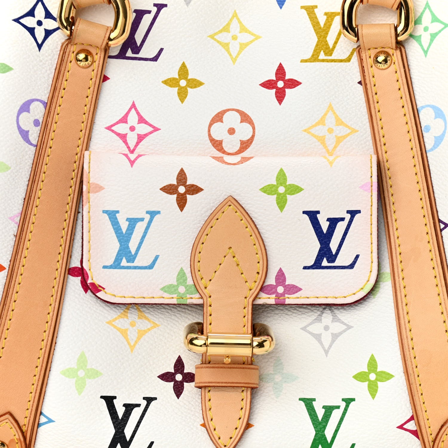 Louis Vuitton Monogram Multicolor Priscilla White 7 of 15
