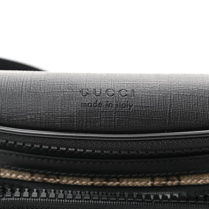Gucci GG Supreme Monogram Belt Bag Black 8 of 11