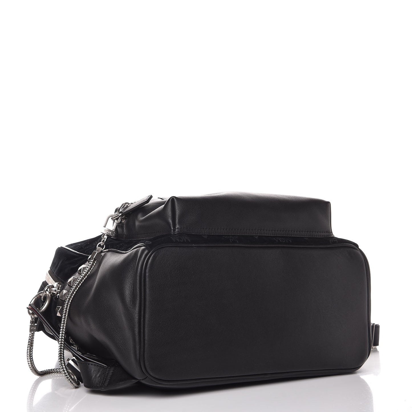 Velvet Monogram Medium Stark Insignia Backpack Black