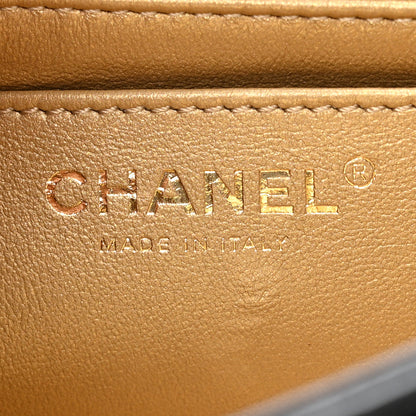 Chanel Lambskin Quilted Mini Rectangular Pearl Crush Flap Black 6 of 14