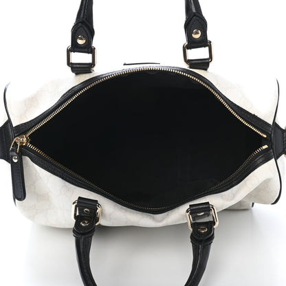 Gucci GG Plus Monogram Medium Joy Boston White Black 4 of 5
