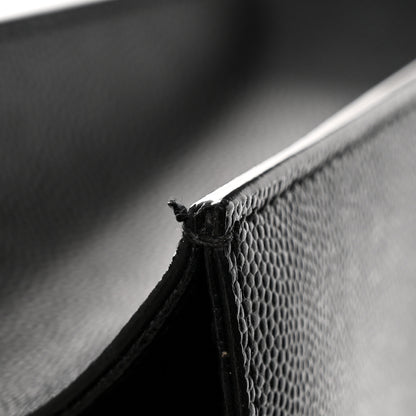 Saint Laurent Grain De Poudre Medium Classic Monogram Kate Satchel Black 16 of 19