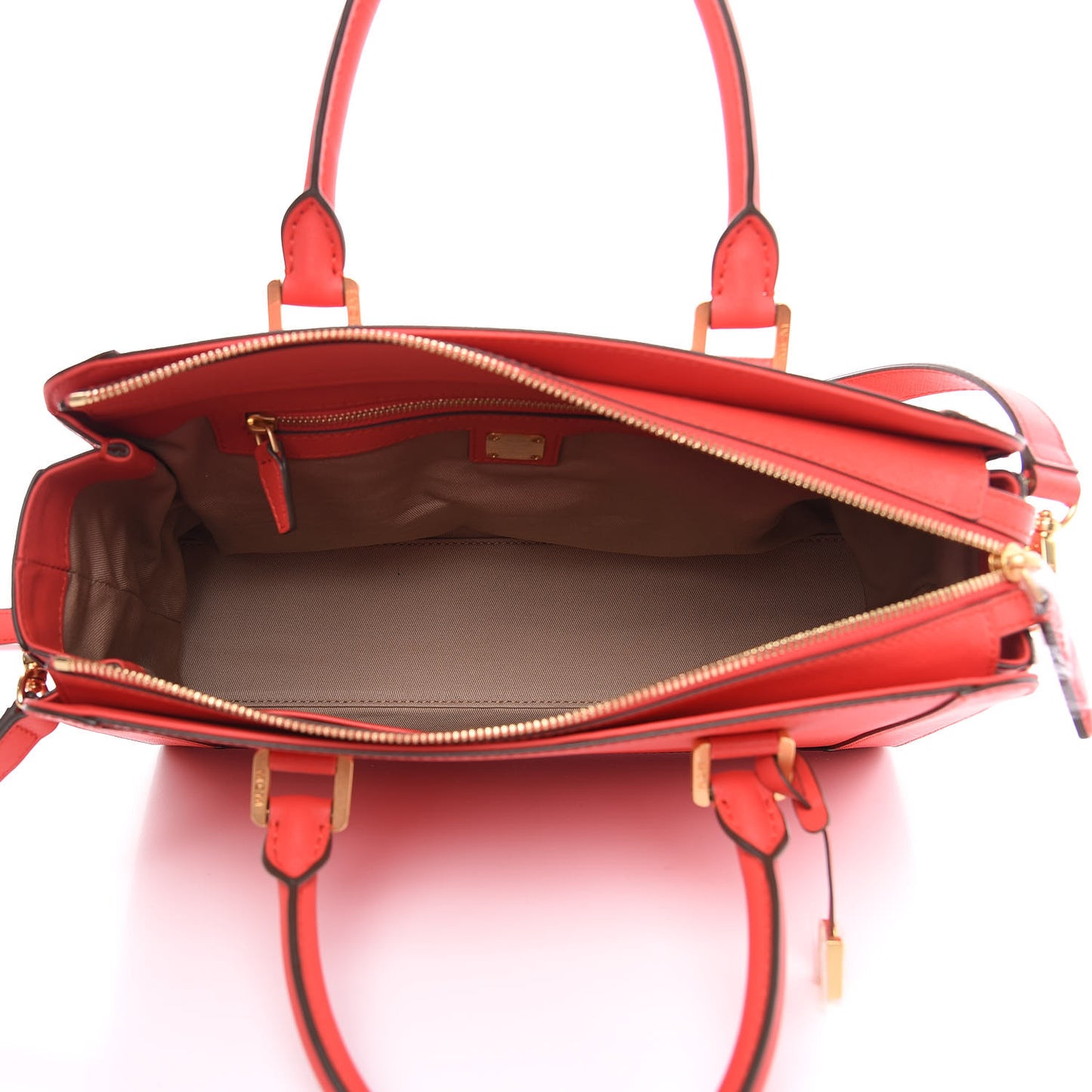 Saffiano Nuovo Tote Hot Coral