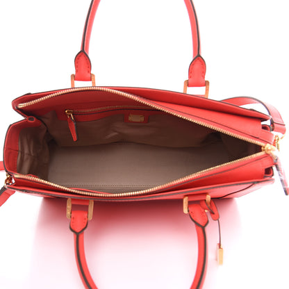 MCM Saffiano Nuovo Tote Hot Coral 7 of 10