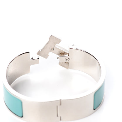 Hermes Enamel Wide Clic Clac H Bracelet PM Emerald 4 of 5