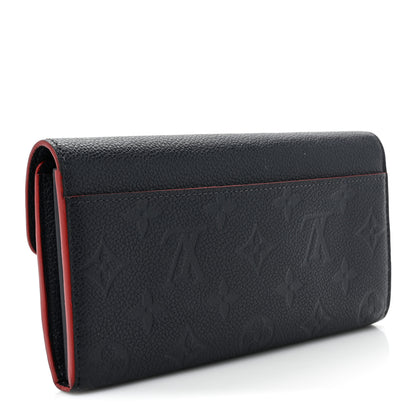 Louis Vuitton Empreinte Sarah Wallet NM Marine Rouge 3 of 14