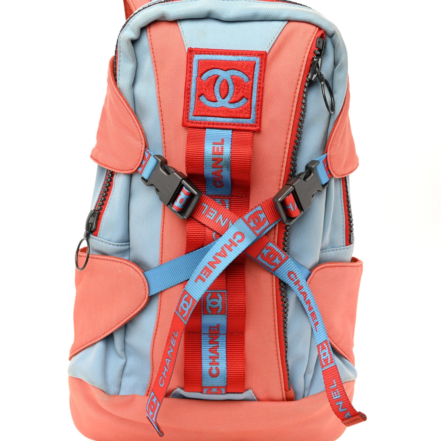Nylon Sports Backpack Multicolor