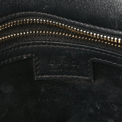 Gucci Roxy Calfskin Blondie Chain Shoulder Flap Bag Black 6 of 10