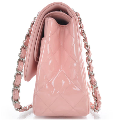 Chanel Patent Jumbo Double Flap Pink 4 of 11