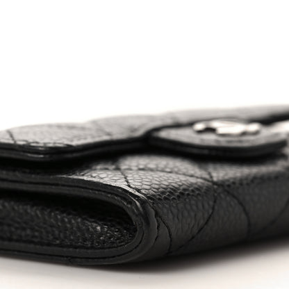 Chanel Caviar Quilted Flap Card Holder Black 8 of 9
