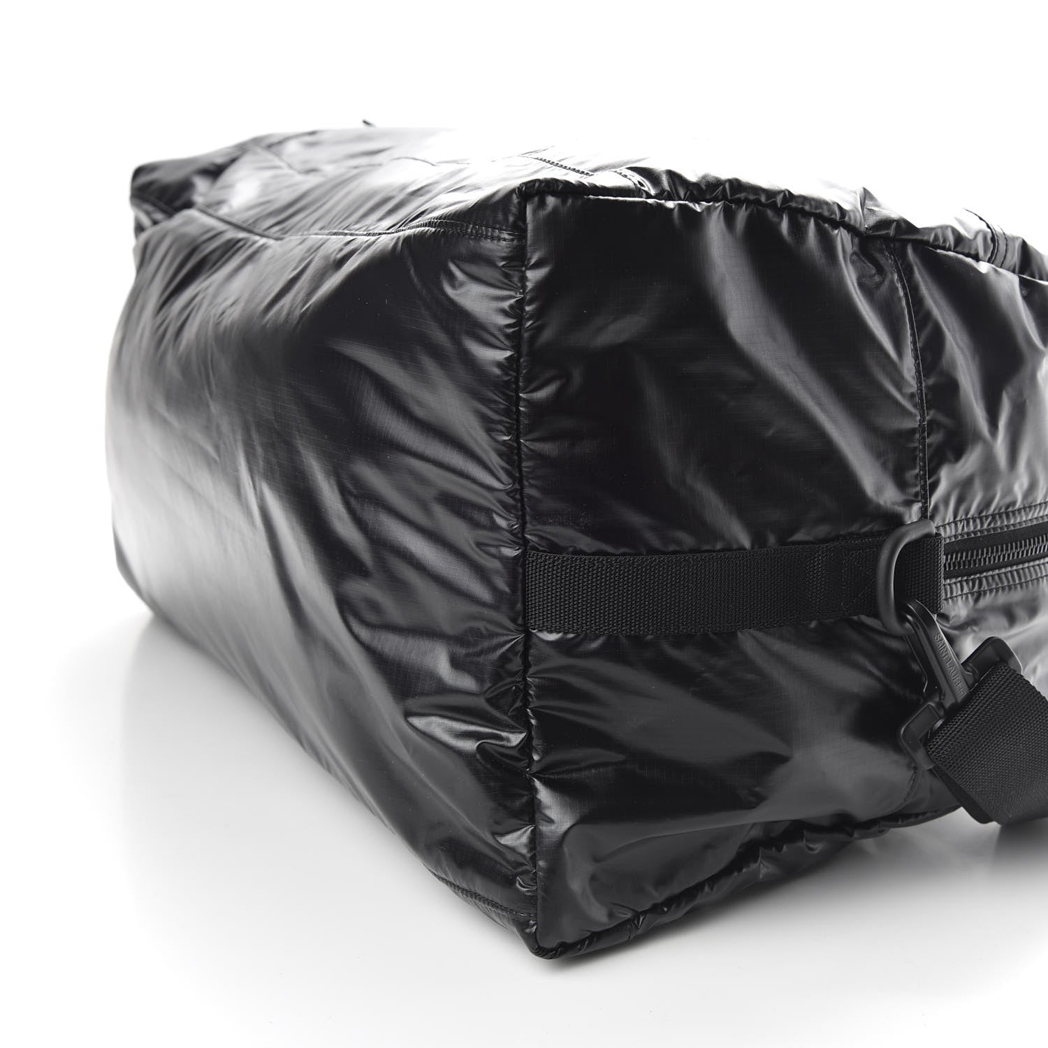 Saint Laurent Nylon Nuxx Ripstop Duffle Black White 7 of 8