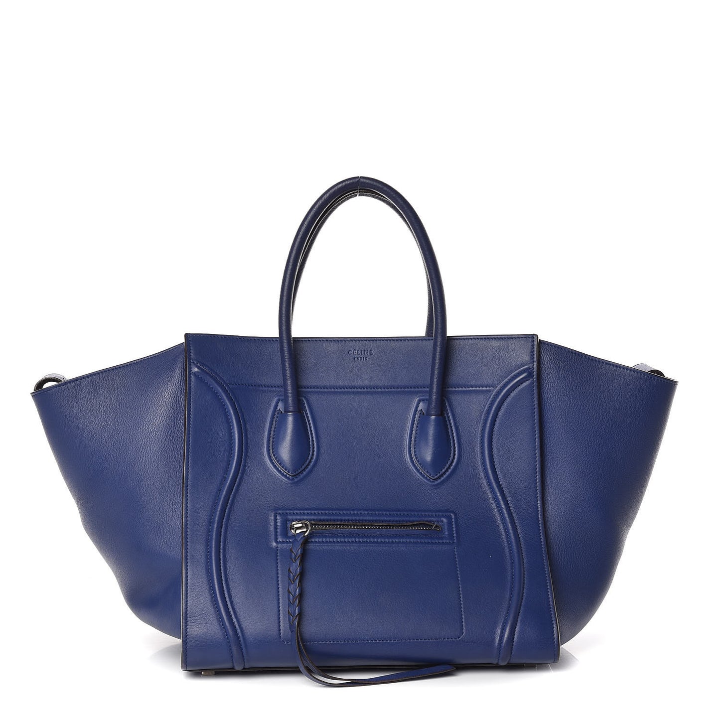Supple Calfskin Medium Phantom Luggage Indigo