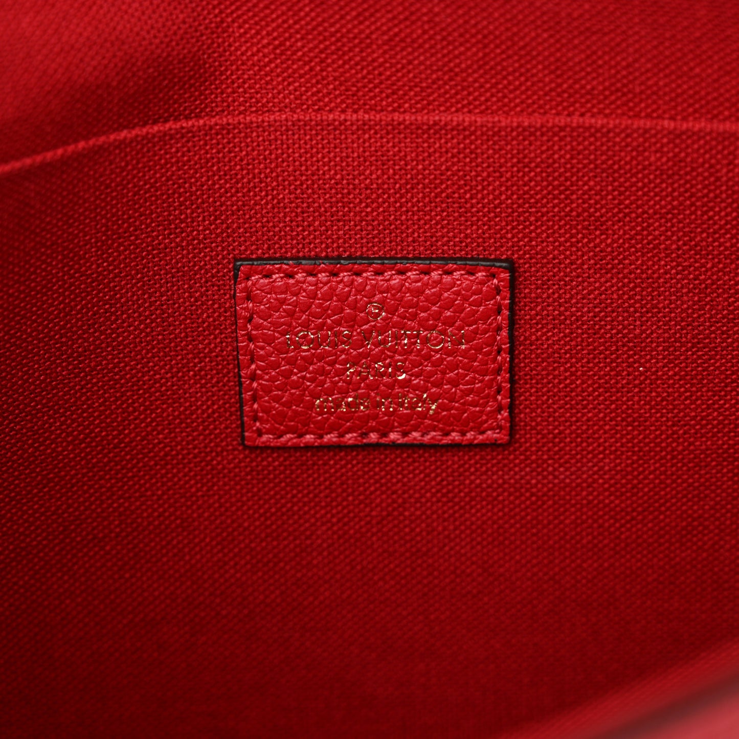 Empreinte Pochette Felicie Chain Wallet Scarlet