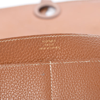 Hermes Togo Dogon Wallet Gold 7 of 12