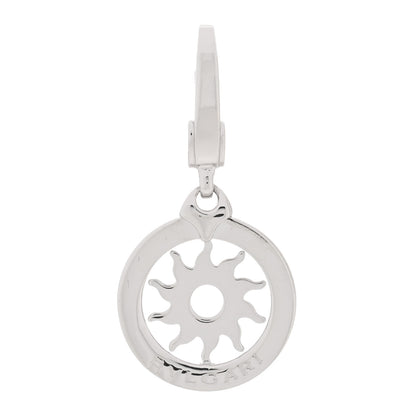 Bulgari 18K White Gold Tondo Sole Charm Pendant 1 of 3