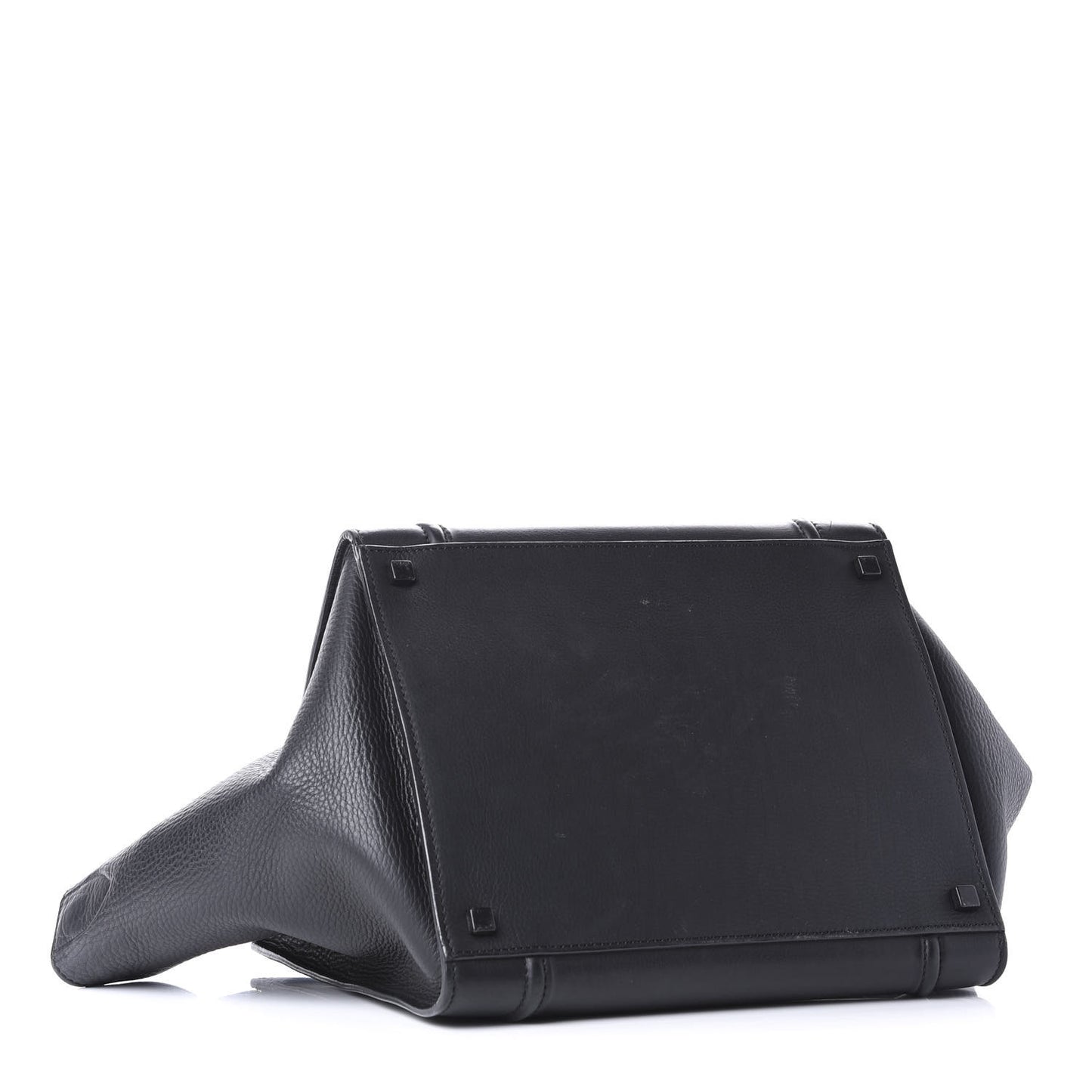 Supple Calfskin Medium Phantom Luggage Black