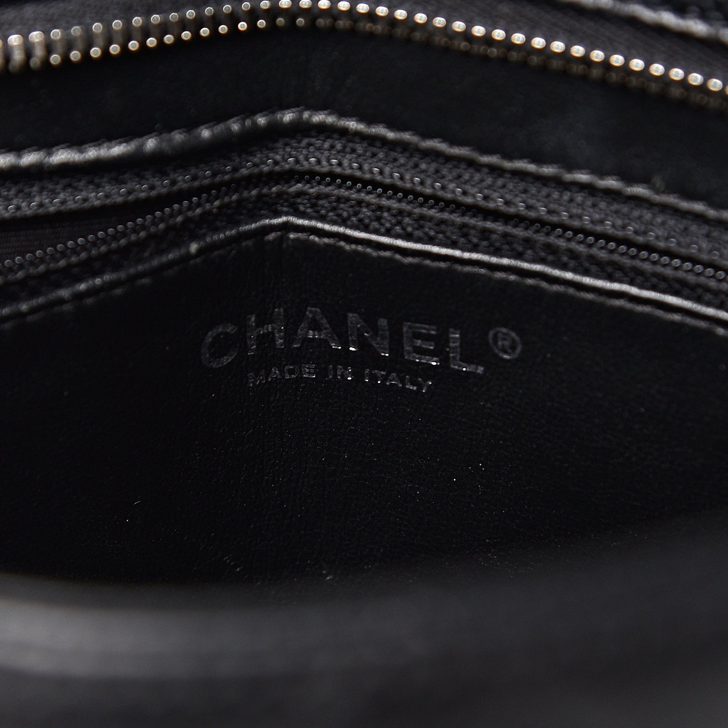 Caviar Quilted Medallion Tote Black